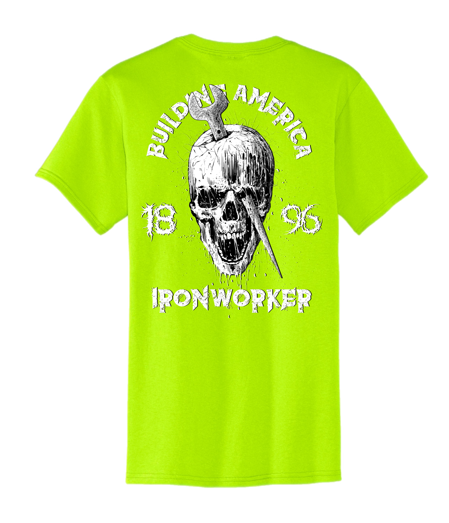 High Viz Pocket Adult Crew Shirt - Morbid Elegance 