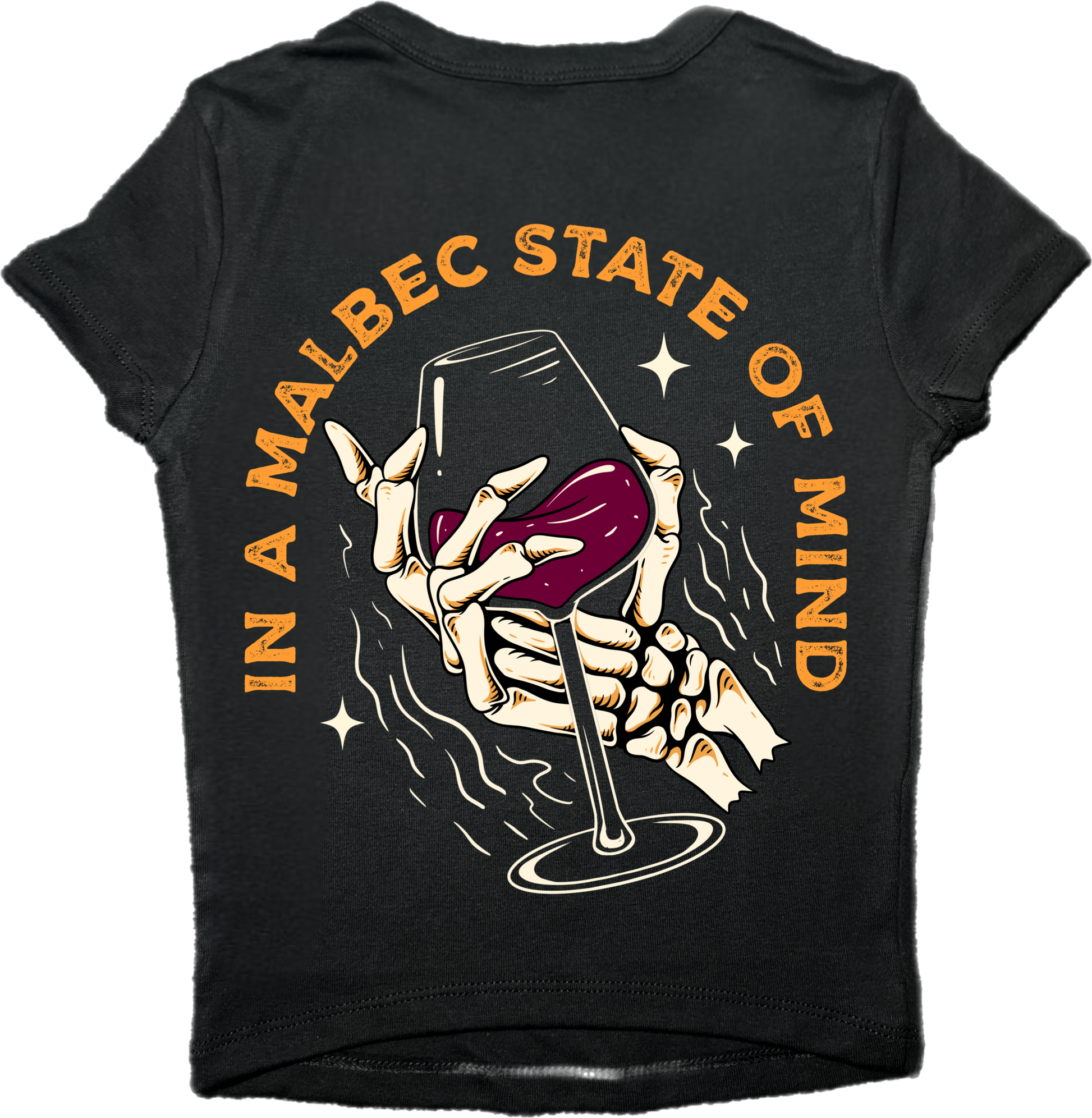 Malbec State Of Mind Micro Ribbed Crop Top - Morbid Elegance 