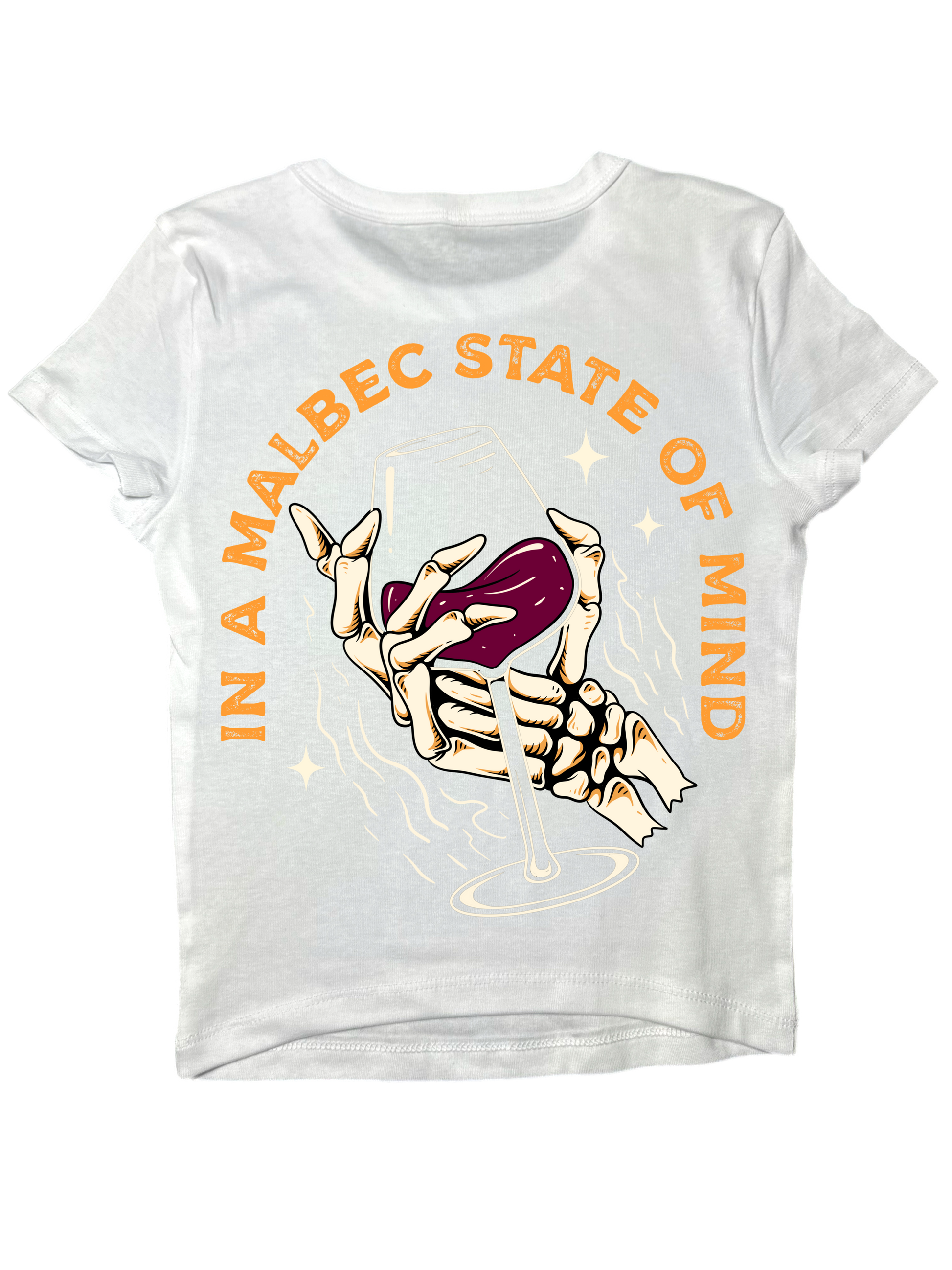 Malbec State Of Mind Micro Ribbed Crop Top - Morbid Elegance 