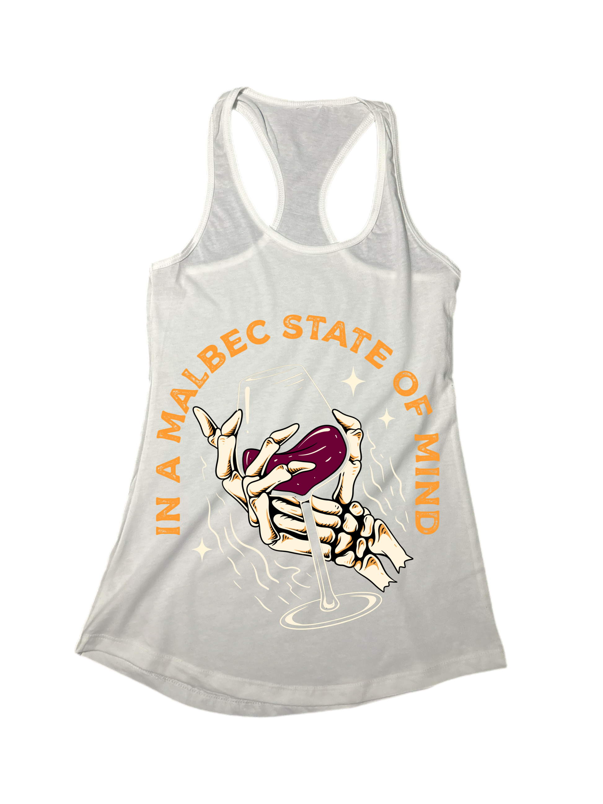 Wine State Of Mind Racerback Tank Top - Morbid Elegance 