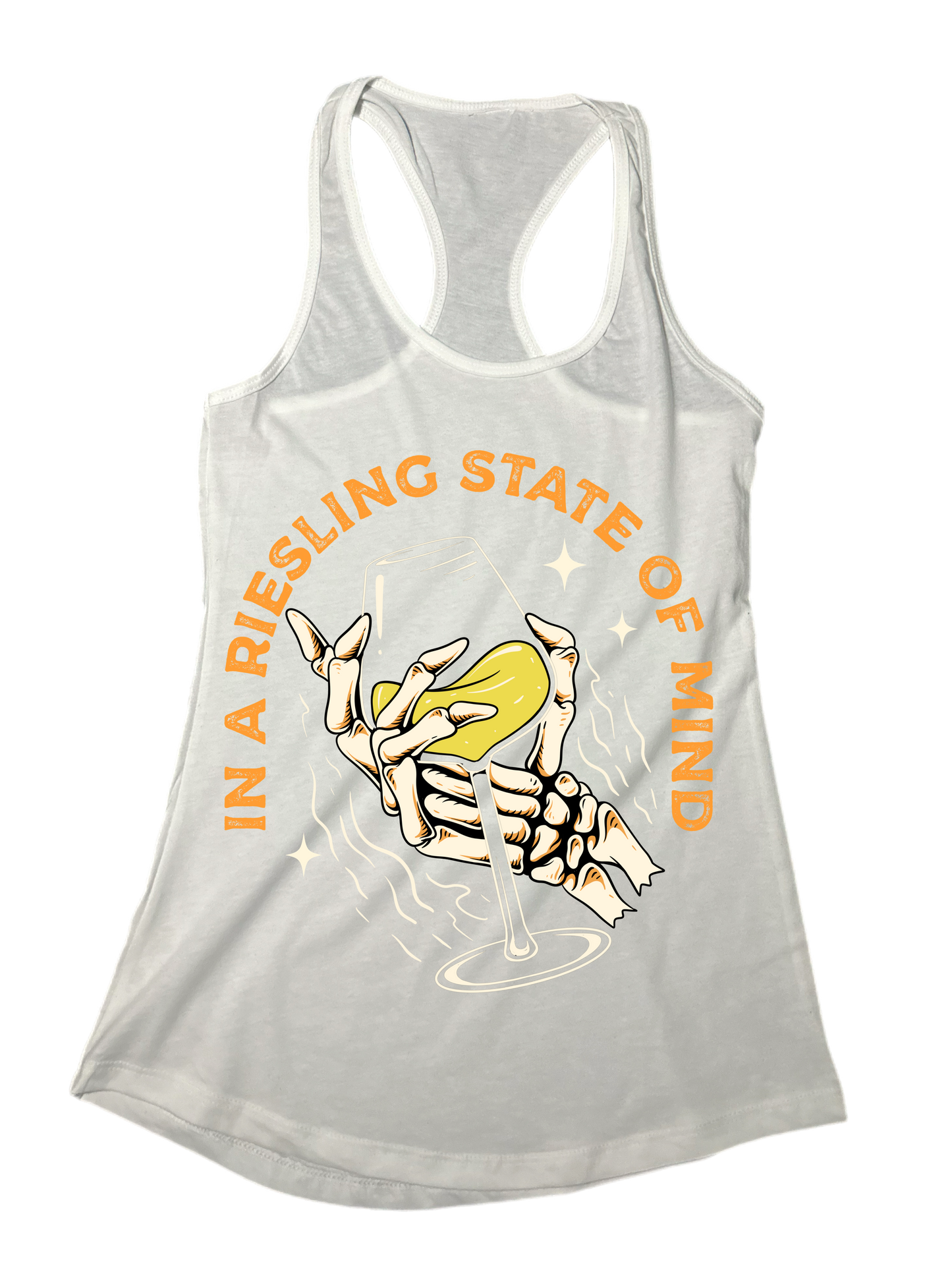 Wine State Of Mind Racerback Tank Top - Morbid Elegance 