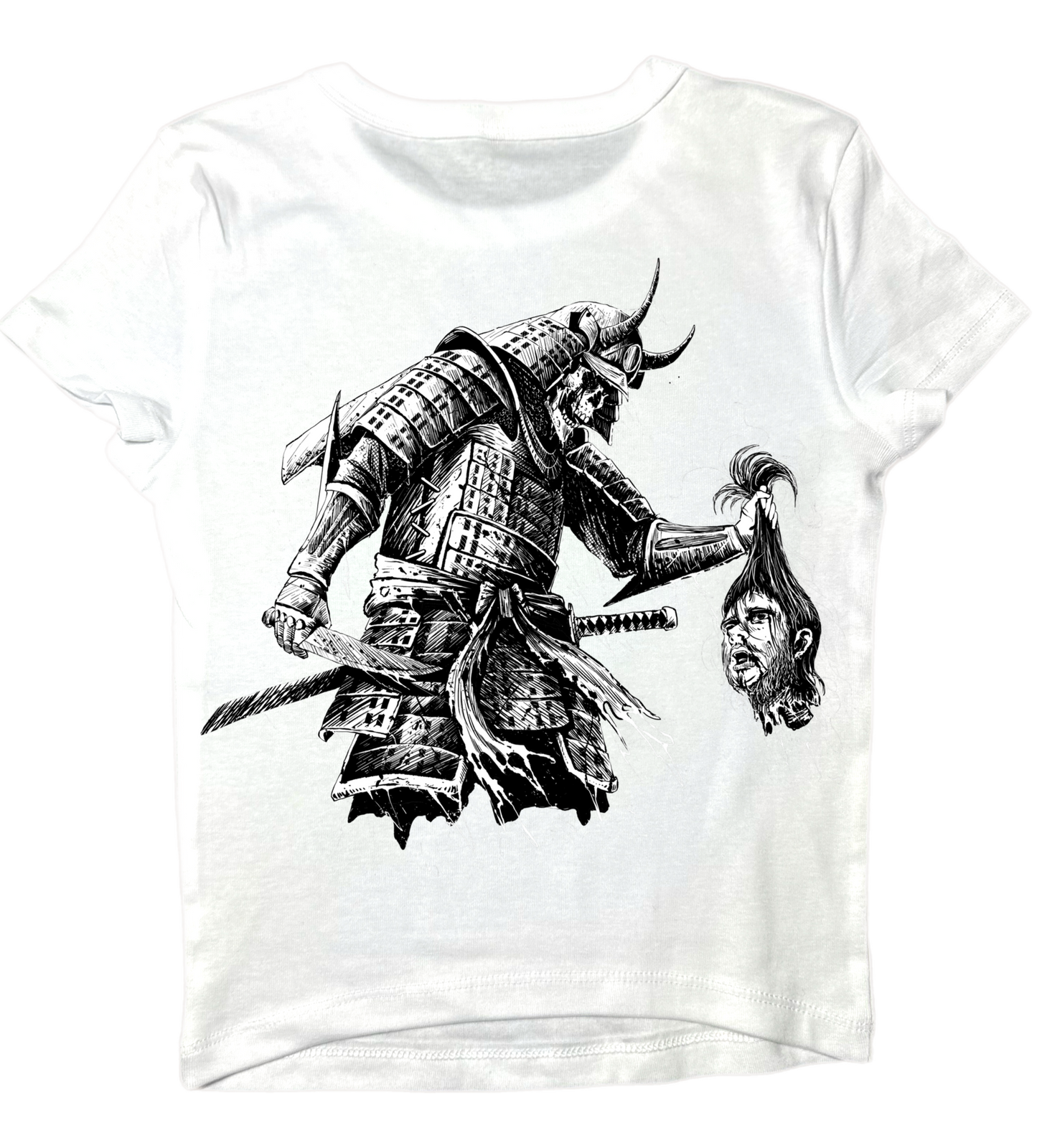 Samurai Ladies Micro Ribbed Tee - Morbid Elegance 