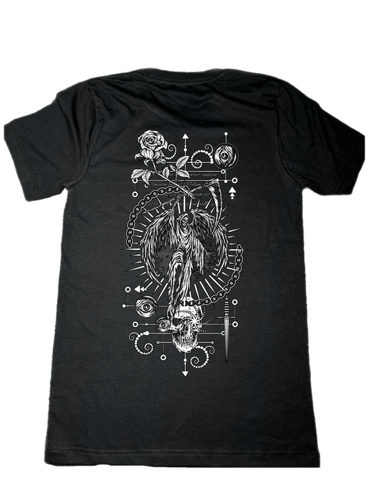 Angel of Death Adult Crew Shirt - Morbid Elegance 