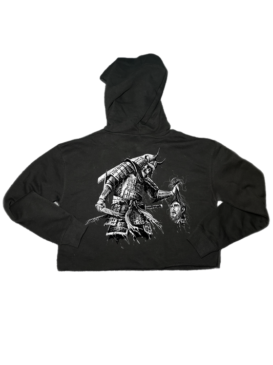 Samurai Ladies Crop Hoodie