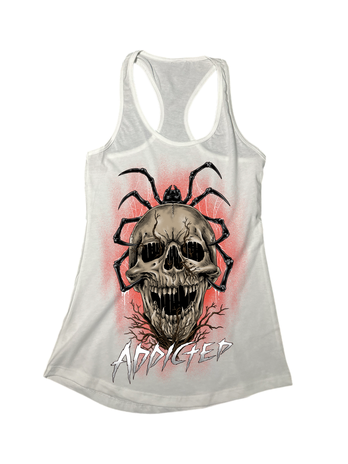 Addicted Racerback Tank Top - Morbid Elegance 