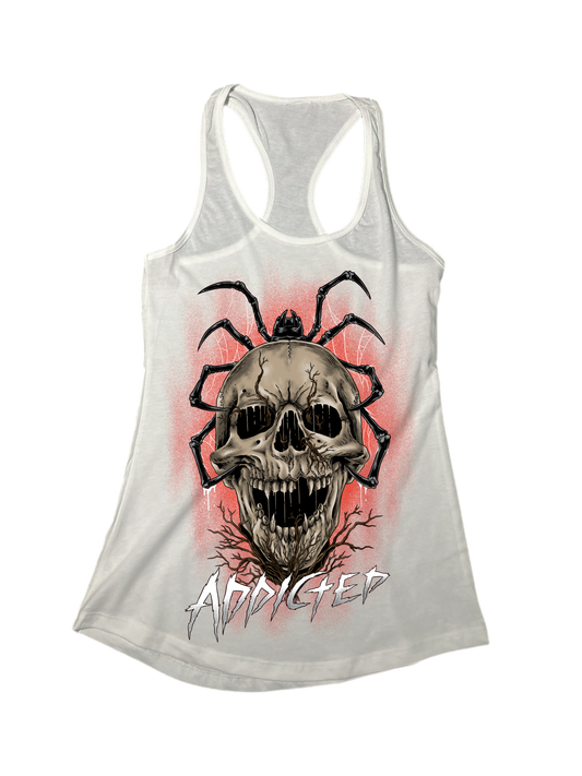 Addicted Racerback Tank Top - Morbid Elegance 