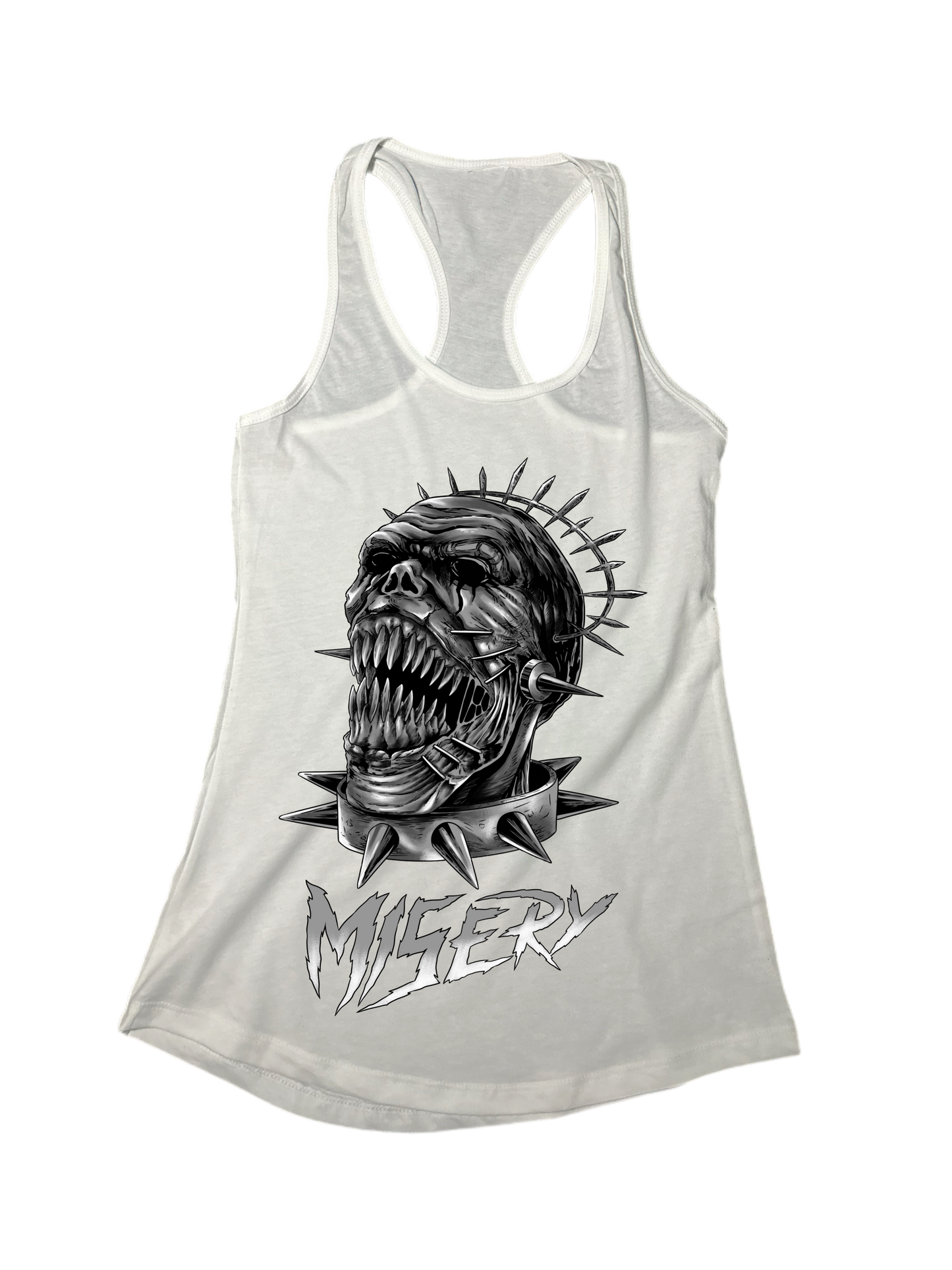 Misery Racerback Tank Top - Morbid Elegance 