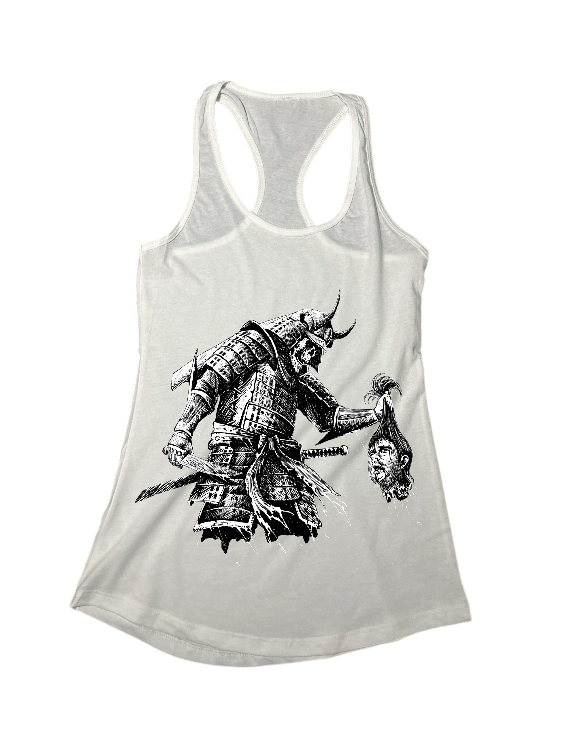 Samurai Racerback Tank Top - Morbid Elegance 