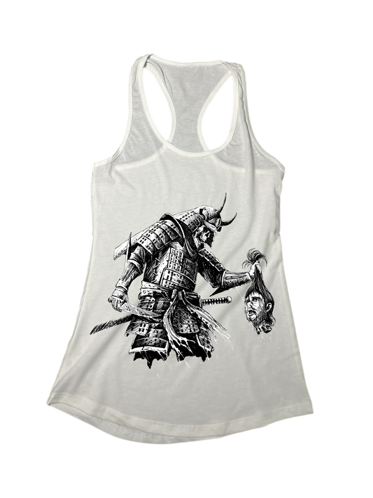 Samurai Racerback Tank Top - Morbid Elegance 