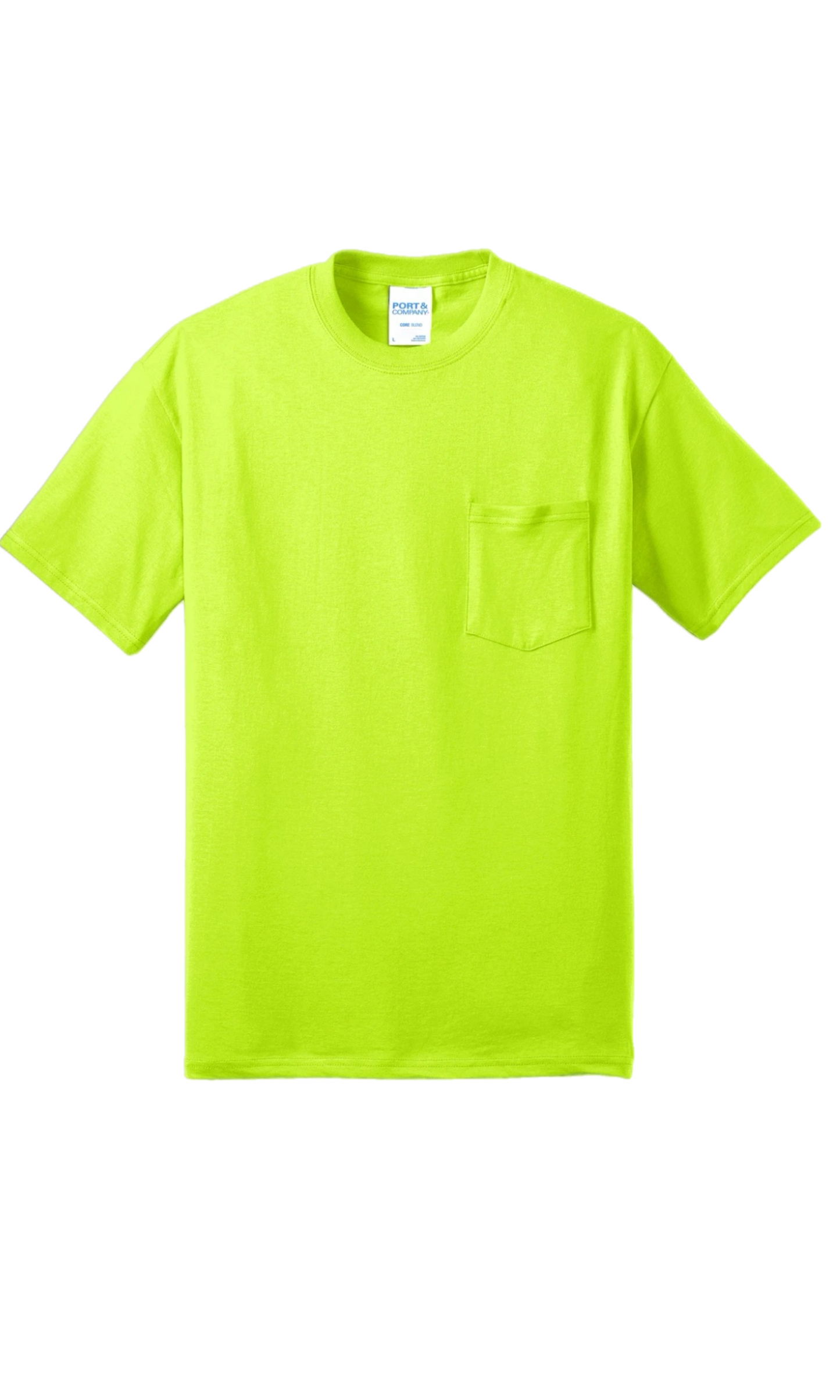 High Viz Pocket Adult Crew Shirt - Morbid Elegance 